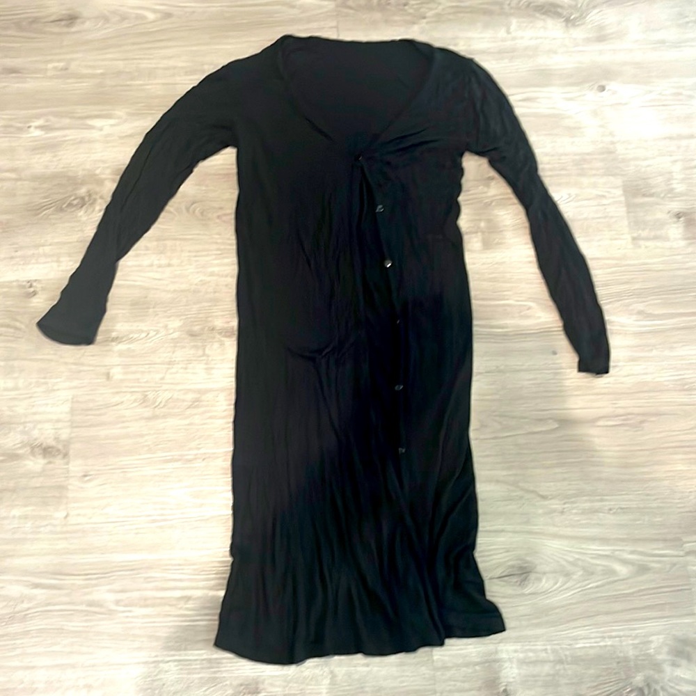 Long black jacket